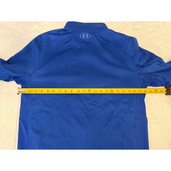 Under Armour ColdGear Reactor Jacket L Navy Stretch Fleece Lined Full Zip - Picture 3 of 6
